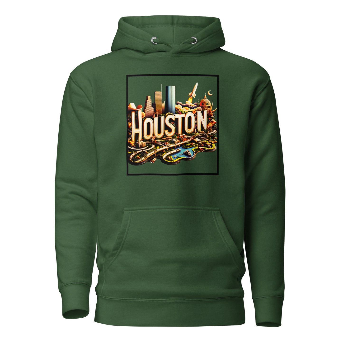 Check out this Cool, Stylish, "Houston" 02 Unisex Hoodie!