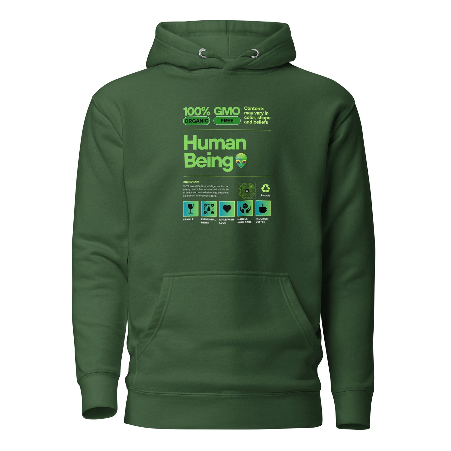 Check out this Cool, Stylish, "Human Being" 02 Unisex Hoodie!