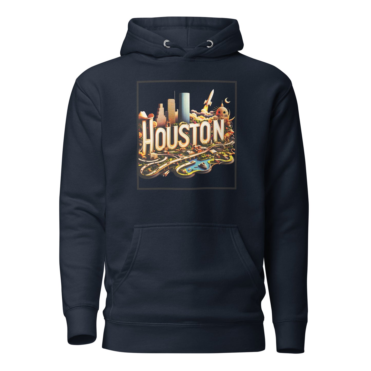 Check out this Cool, Stylish, "Houston" 02 Unisex Hoodie!