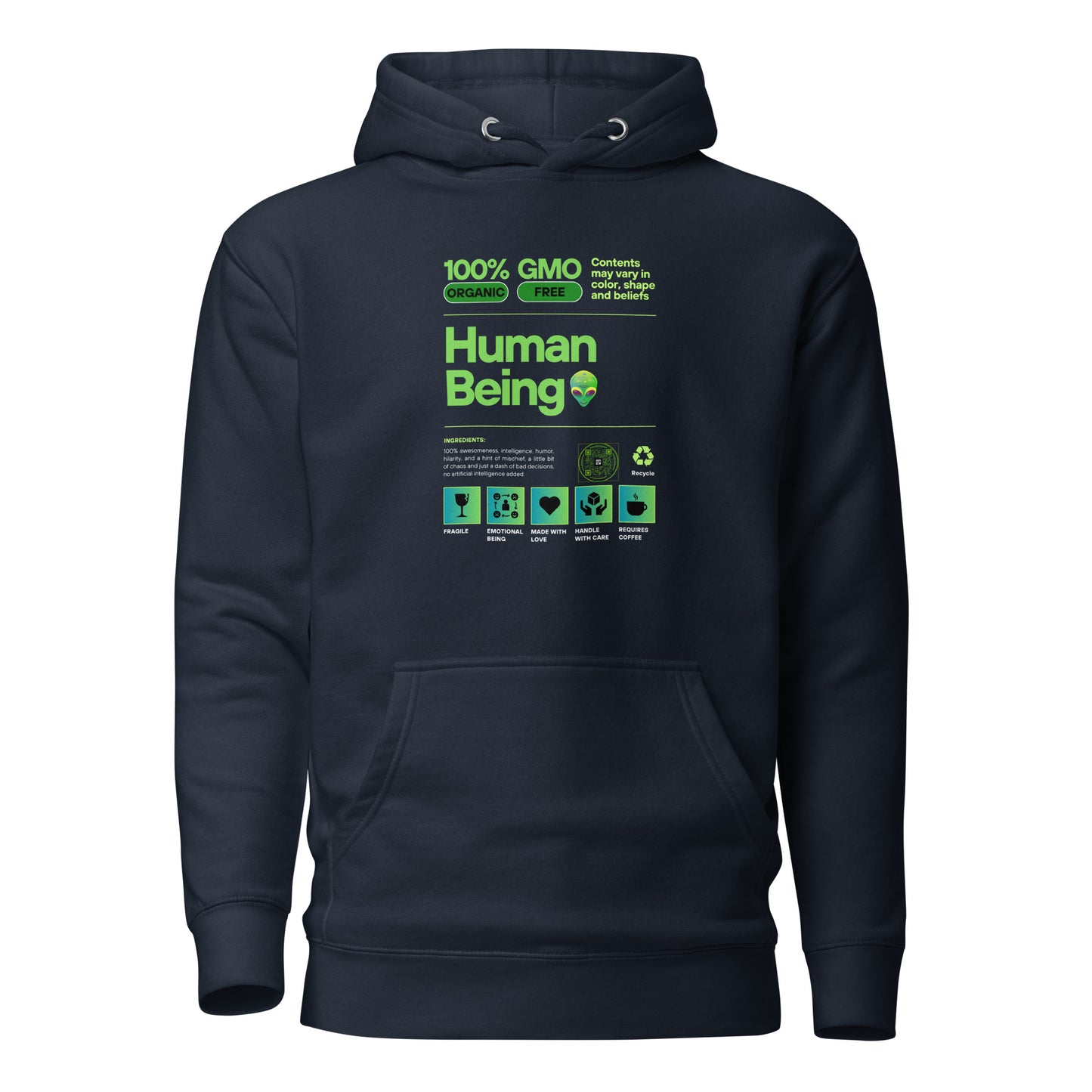 Check out this Cool, Stylish, "Human Being" 02 Unisex Hoodie!