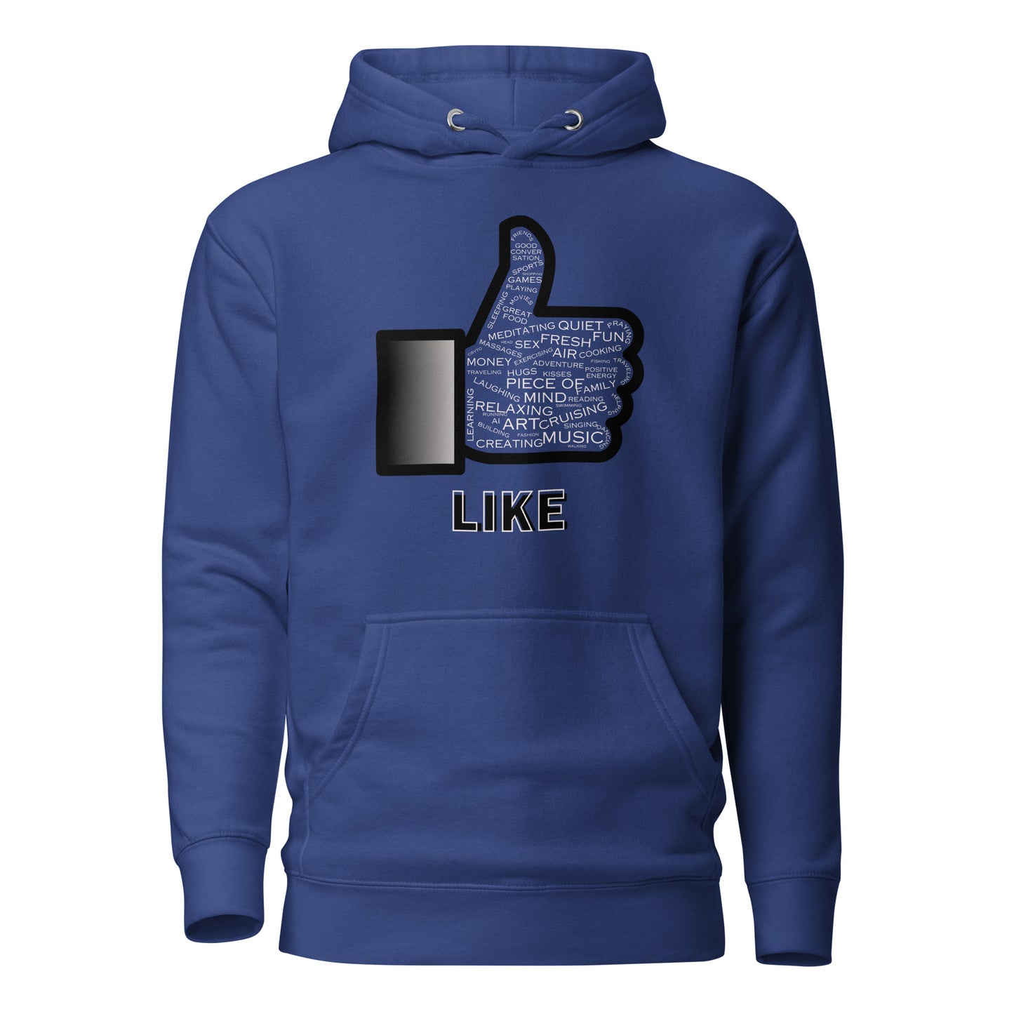 Check out this Cool, Stylish, "Like" 02 Unisex Hoodie