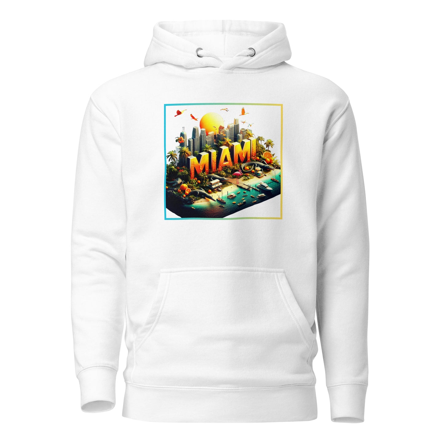 Check out this Cool, Stylish, "MIAMI" 003 Unisex Hoodie!