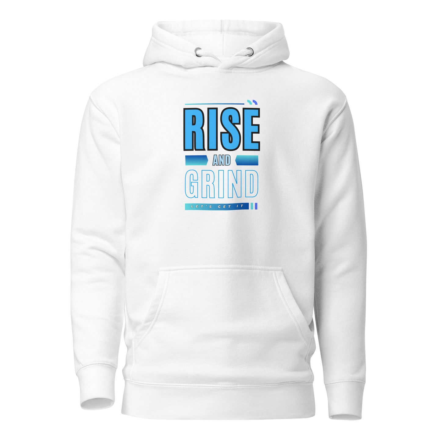 Check out this Cool, Stylish, "RISE and GRIND" 02 Unisex Hoodie