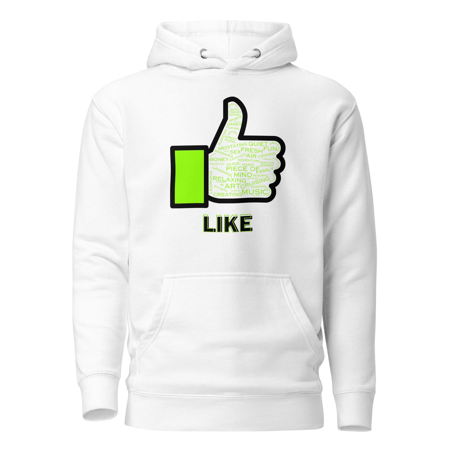 Check out this Cool, Stylish, "Like" 01 Unisex Hoodie