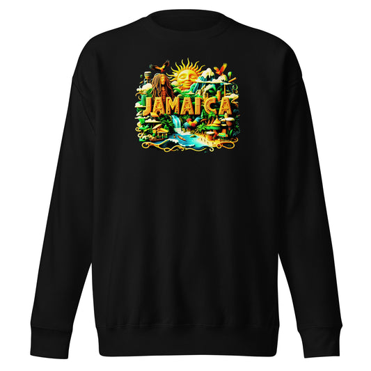 Check out this Cool, Stylish, "Jamaica" 01 !Unisex Premium Sweatshirt