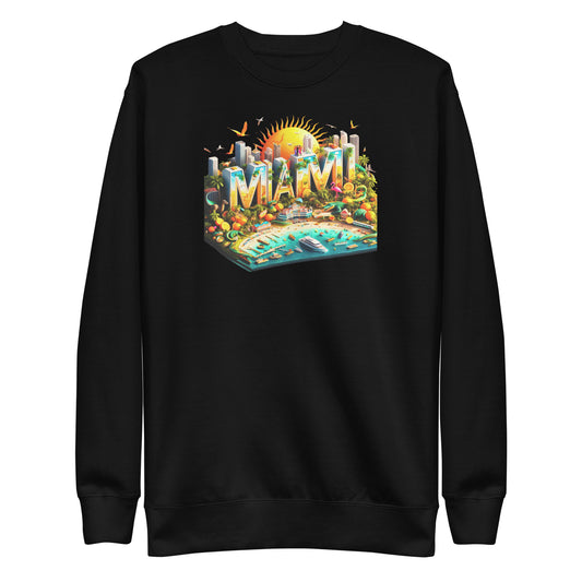 Check out this Cool, Stylish, "MIAMI" 02 Unisex Premium Unisex sweatshirt!