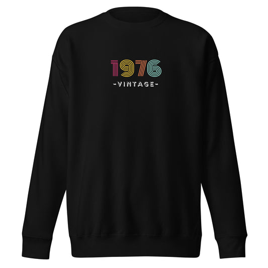 Check out this Cool, Stylish, "1976 Vintage" Unisex Premium Sweatshirt