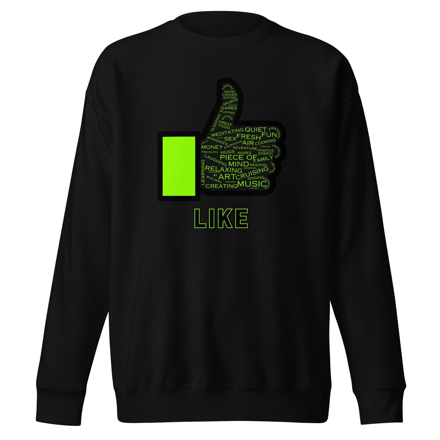 Check out this Cool, Stylish, "Like" 01 Unisex Premium Sweatshirt