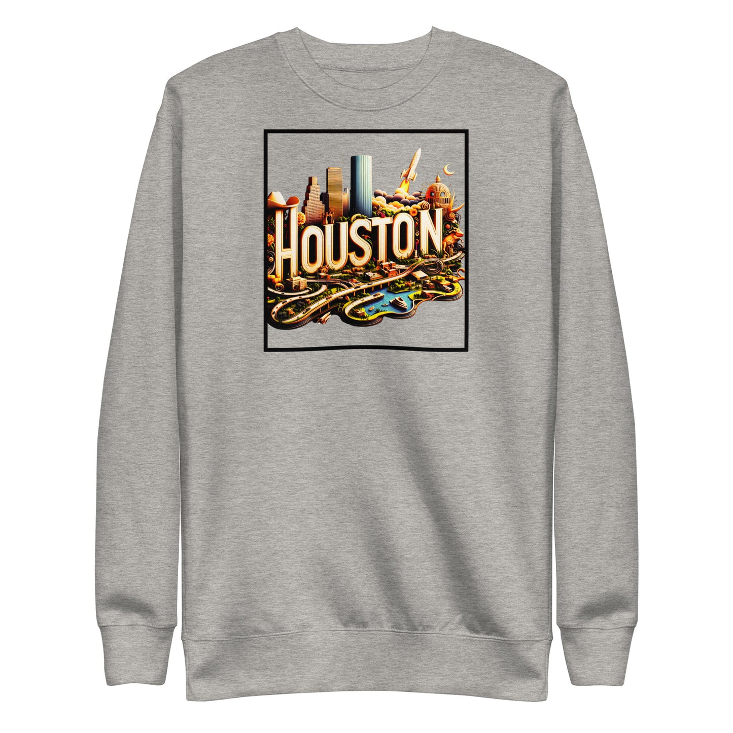 Check out this Cool, Stylish, "Houston" 02 Unisex Sweatshirt!