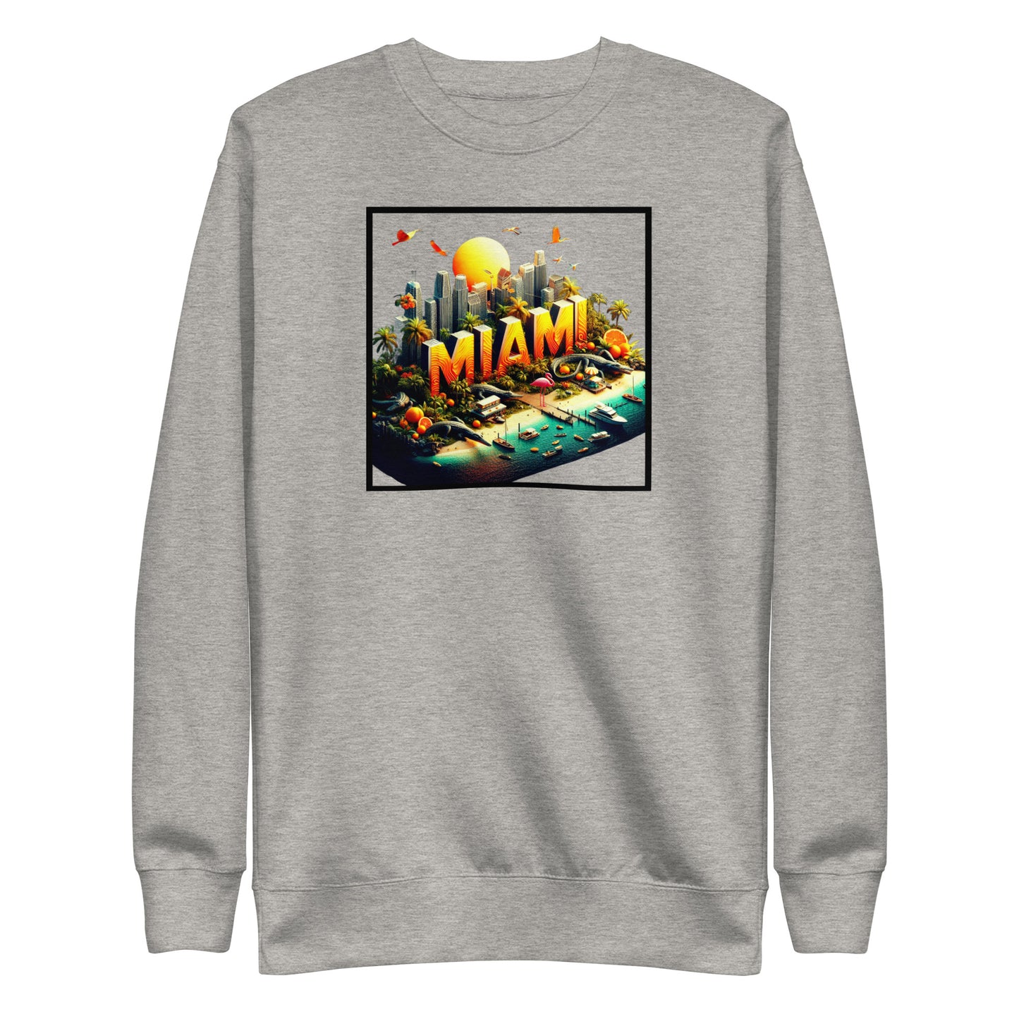 Check out this Cool, Stylish, "MIAMI" 01 Unisex Premium Sweatshirt!