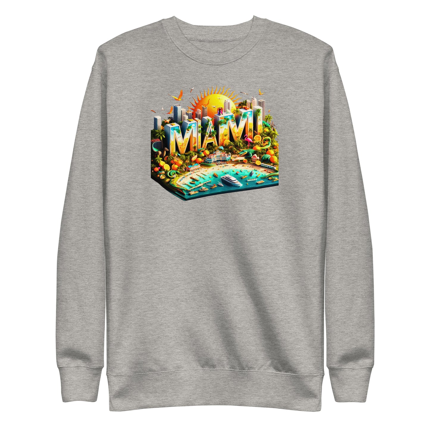 Check out this Cool, Stylish, "MIAMI" 02 Unisex Premium Unisex sweatshirt!