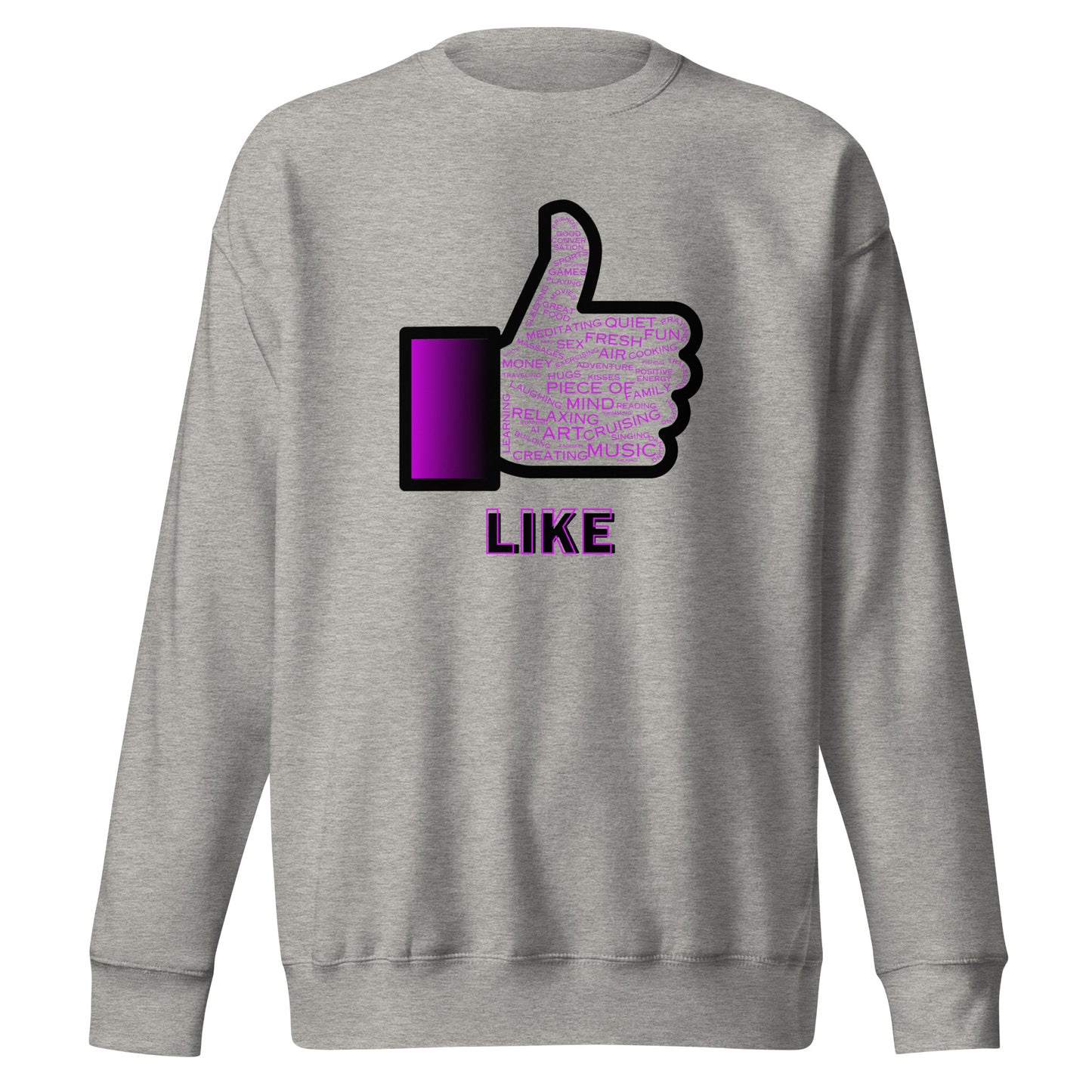 Check out this Cool, Stylish, "Like" 03 Unisex Premium Sweatshirt