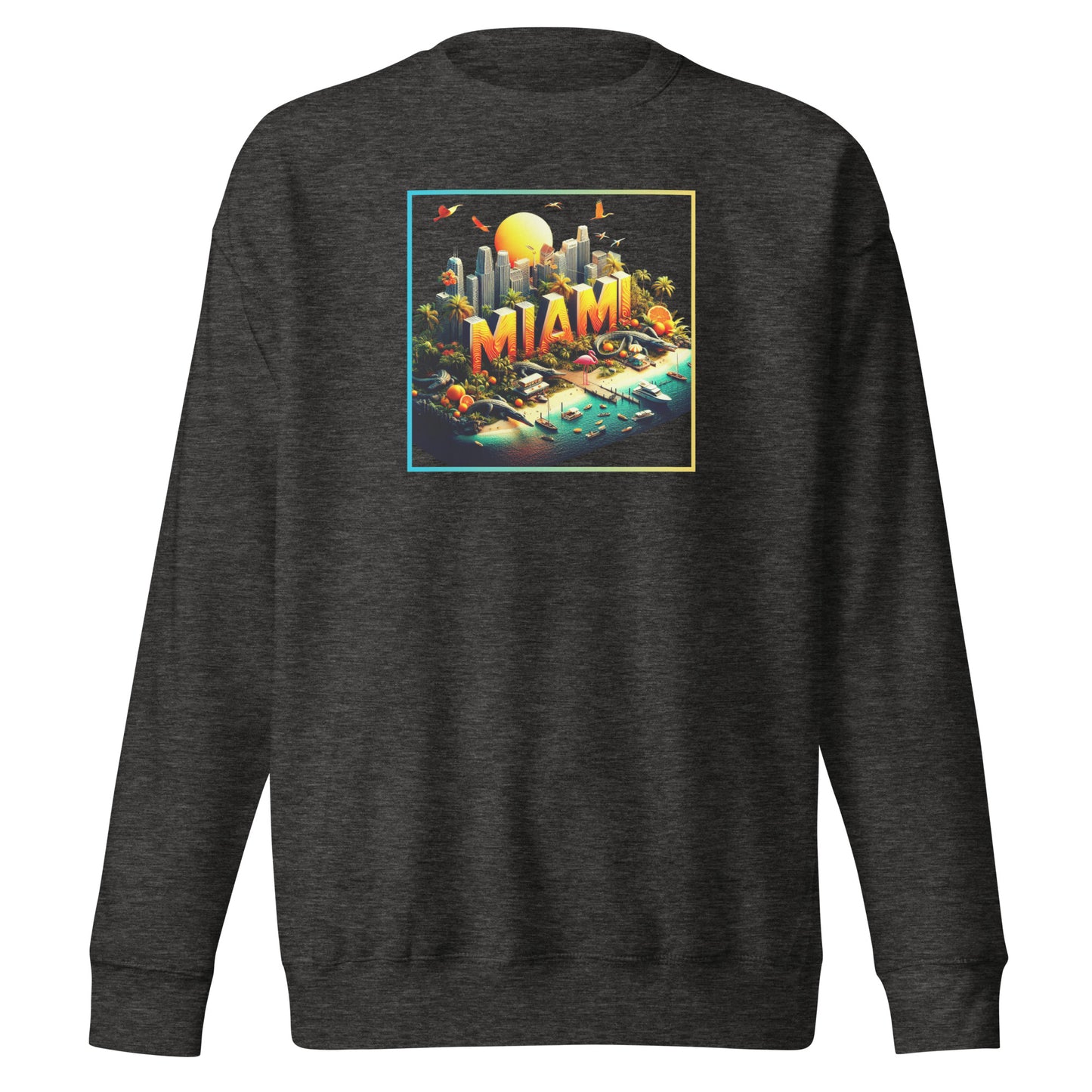 Check out this Cool, Stylish, "MIAMI" 003 Unisex Premium Sweatshirt!