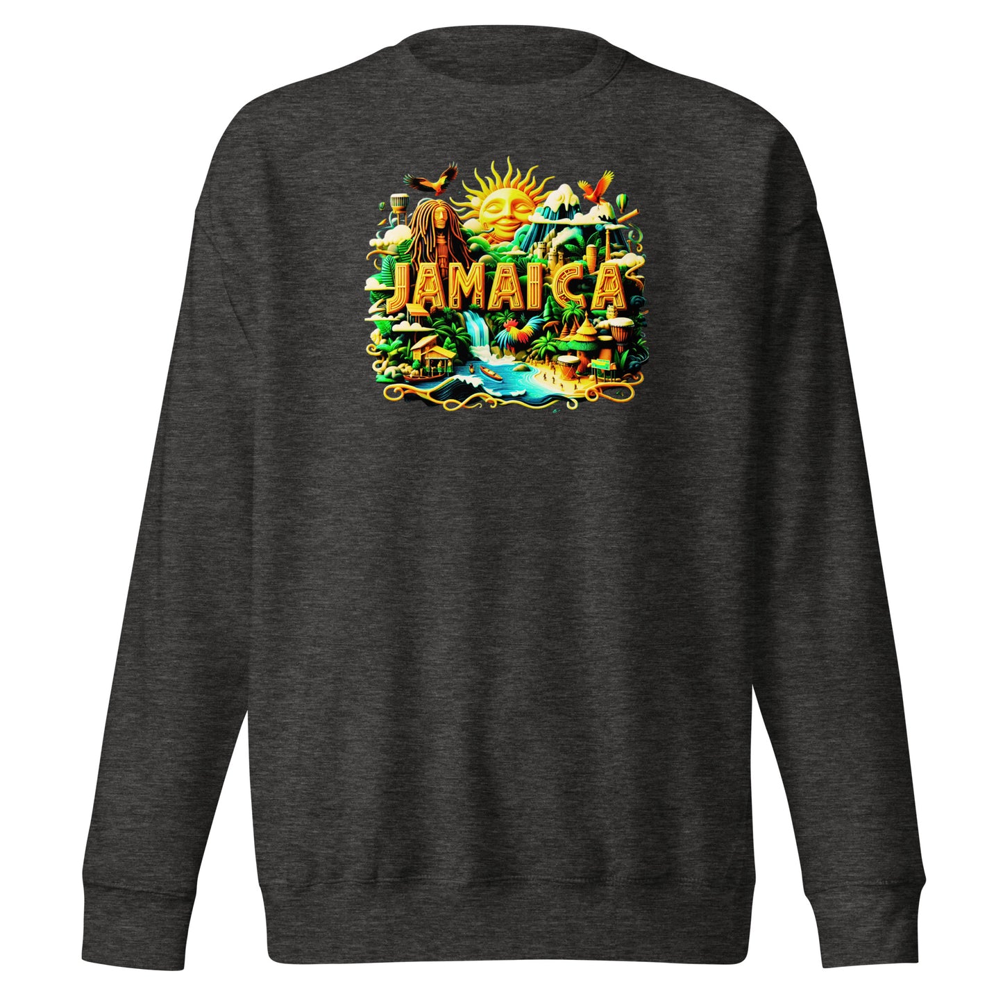 Check out this Cool, Stylish, "Jamaica" 01 !Unisex Premium Sweatshirt