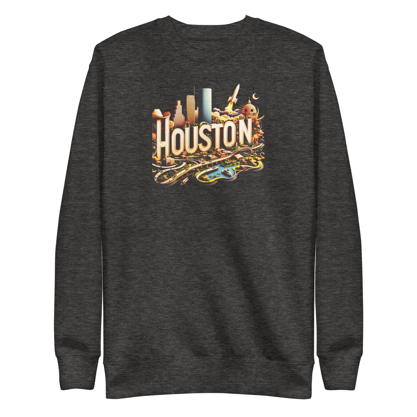 Check out this Cool, Stylish, "Houston" 02 Unisex Sweatshirt!