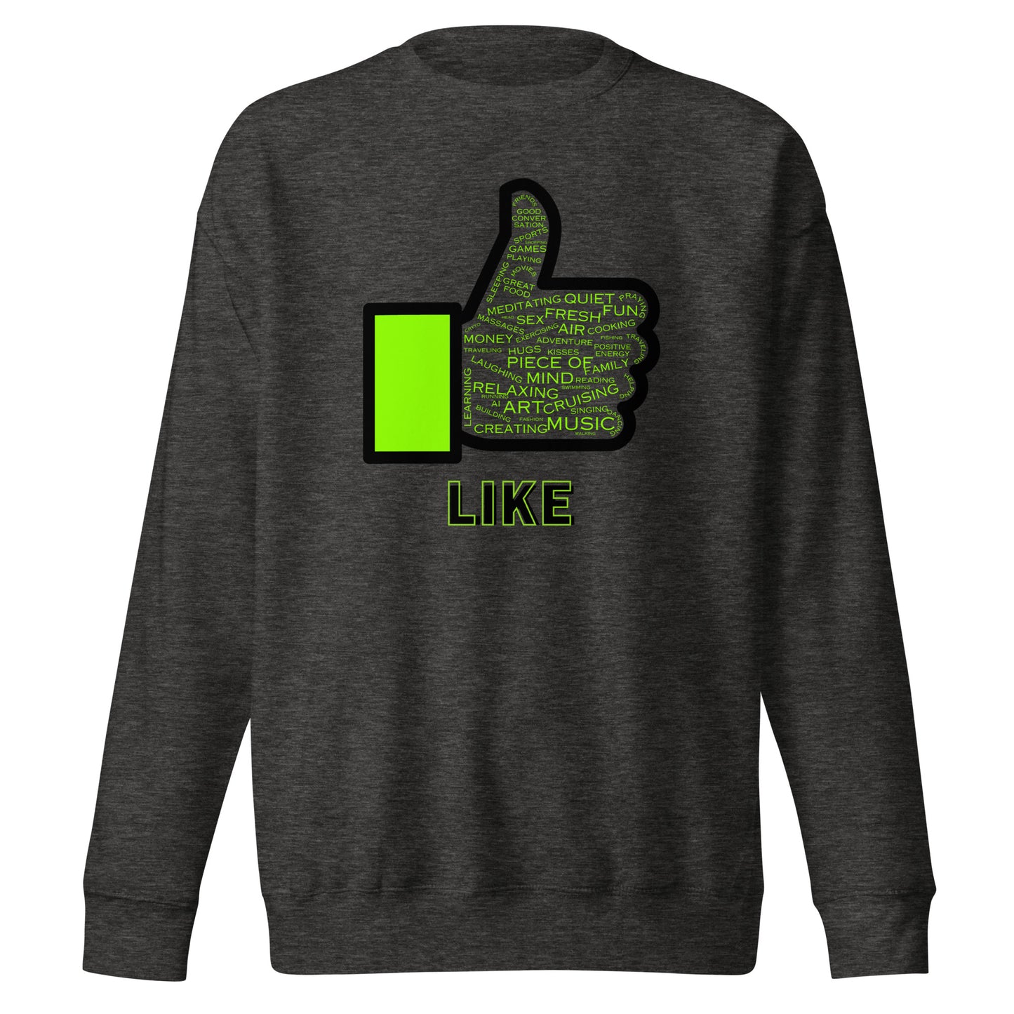 Check out this Cool, Stylish, "Like" 01 Unisex Premium Sweatshirt