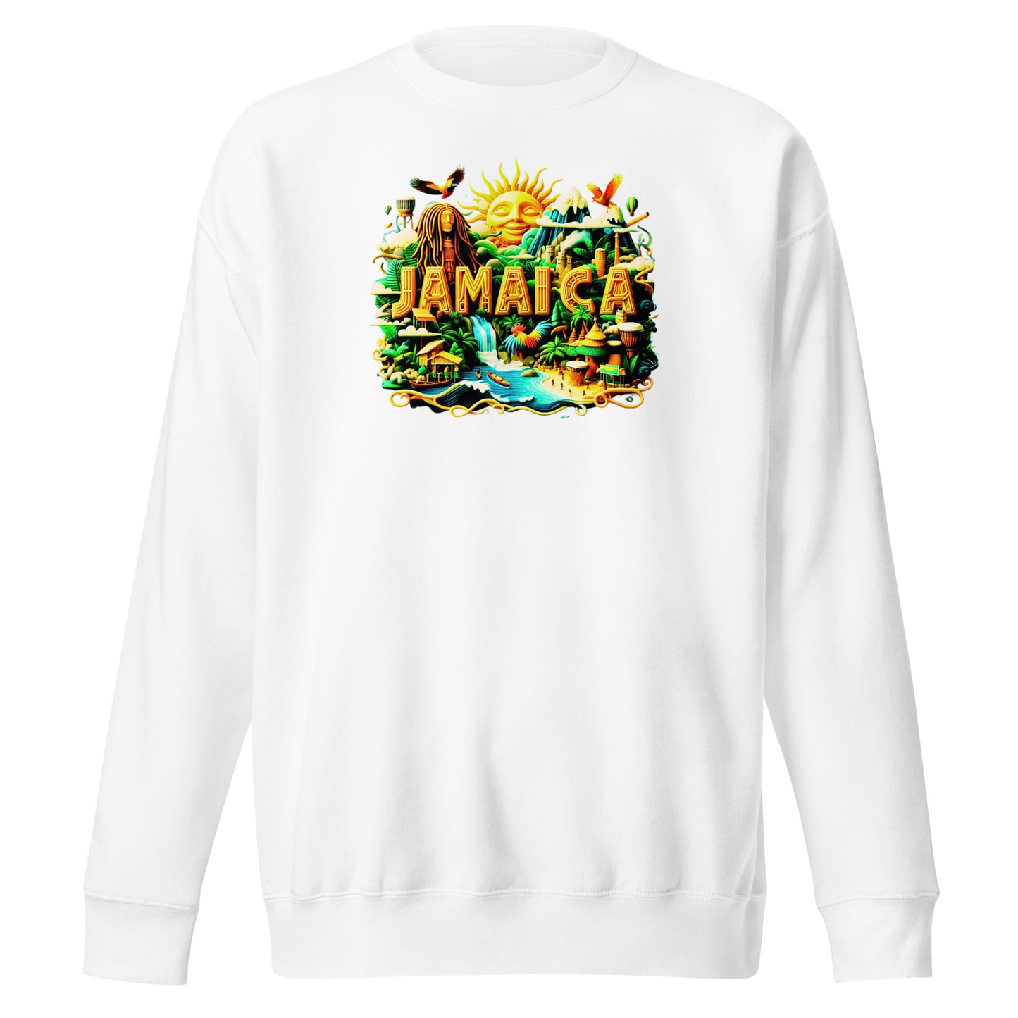 Check out this Cool, Stylish, "Jamaica" 01 !Unisex Premium Sweatshirt