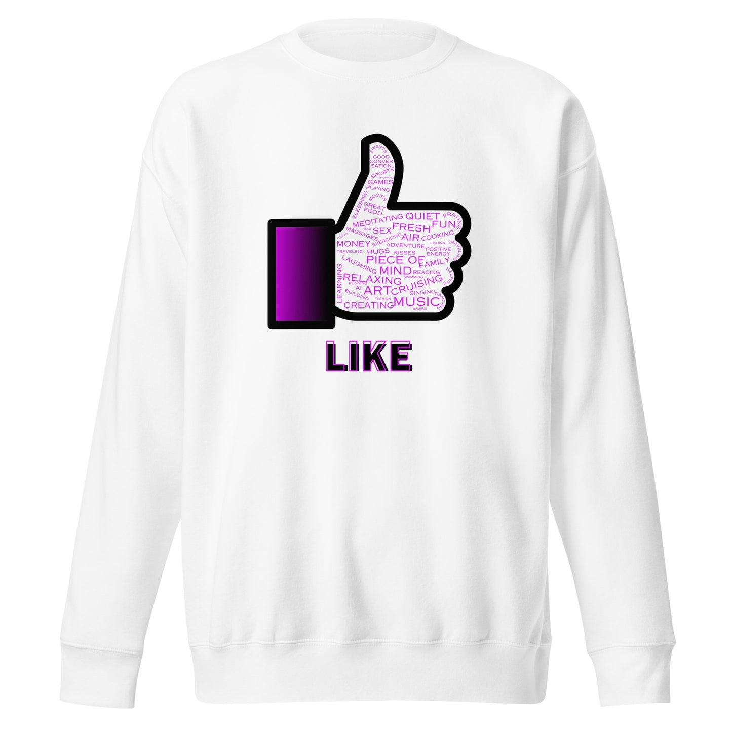 Check out this Cool, Stylish, "Like" 03 Unisex Premium Sweatshirt