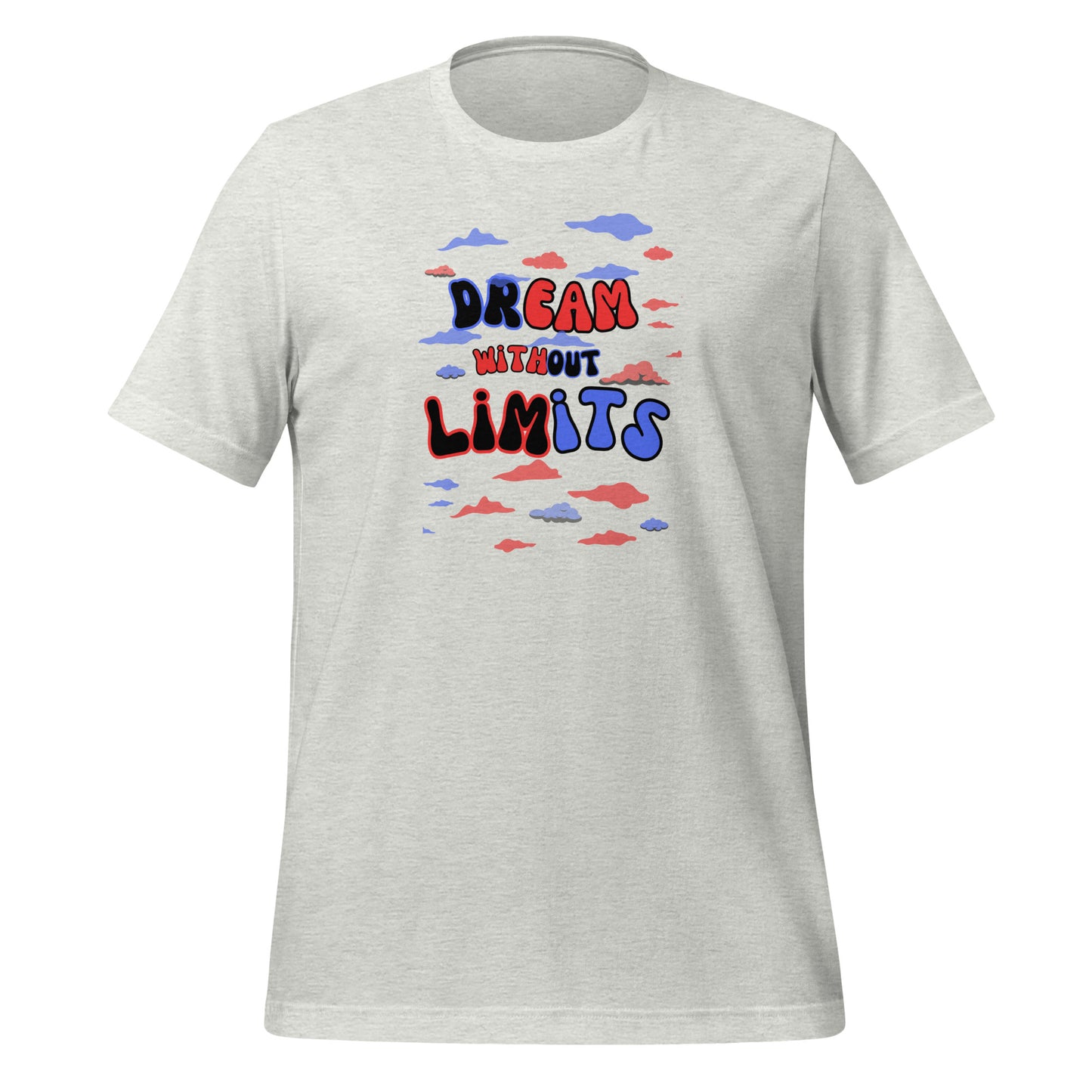 Check out this Cool, Stylish, "Dream without Limits" Red and Blue Unisex t-shirt