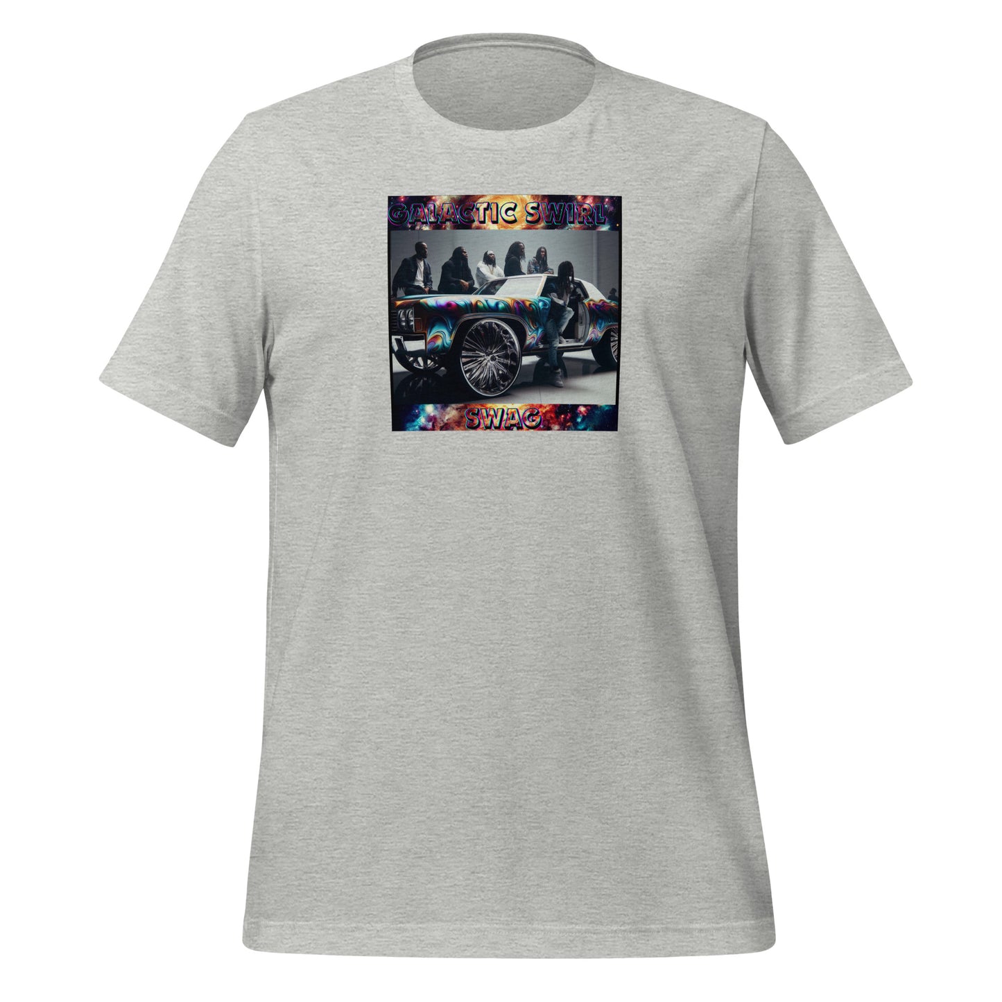 Check out this Cool, Stylish "Galactic Swirl Donk" Unisex t-shirt