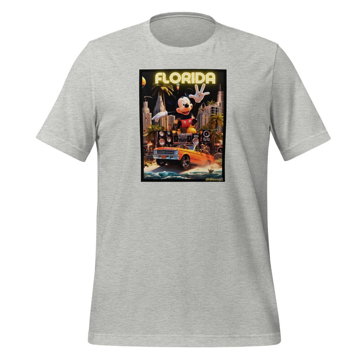 Check out this Cool, Stylish, "Florida Mickey Dunk collage," Unisex t-shirt