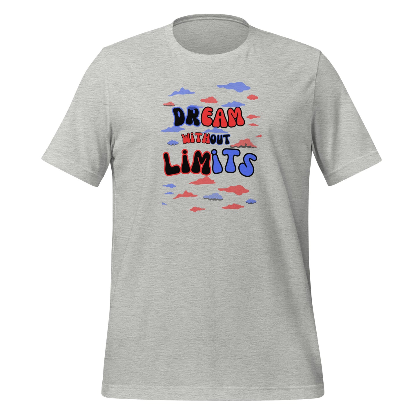 Check out this Cool, Stylish, "Dream without Limits" Red and Blue Unisex t-shirt