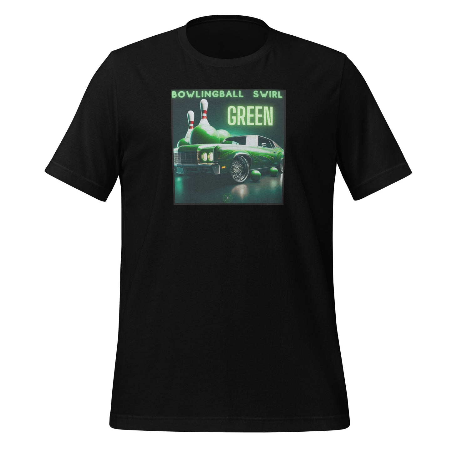 Check out this Cool, Stylish "Bowling Ball Swirl Green  Donk" 01 Unisex t-shirt