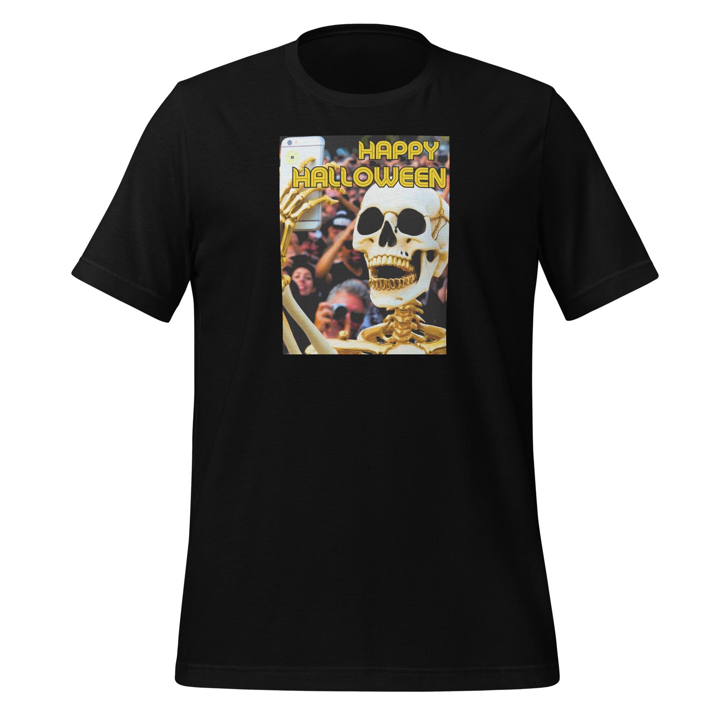 Check out this Cool "Happy Halloween Skeleton Selfie" Unisex t-shirt