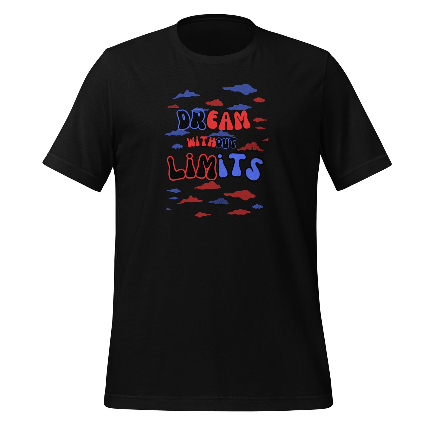 Check out this Cool, Stylish, "Dream without Limits" Red and Blue Unisex t-shirt