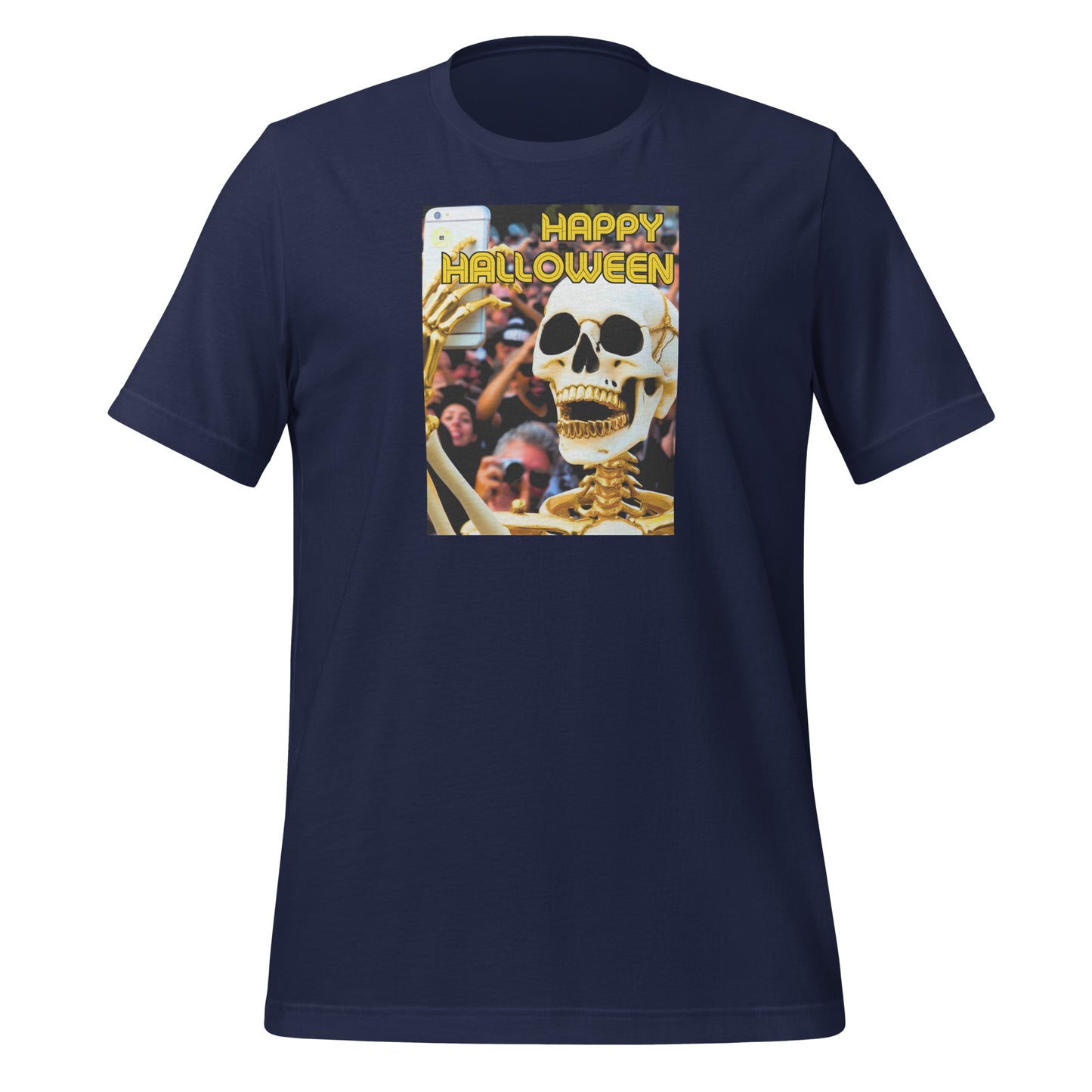 Check out this Cool "Happy Halloween Skeleton Selfie" Unisex t-shirt