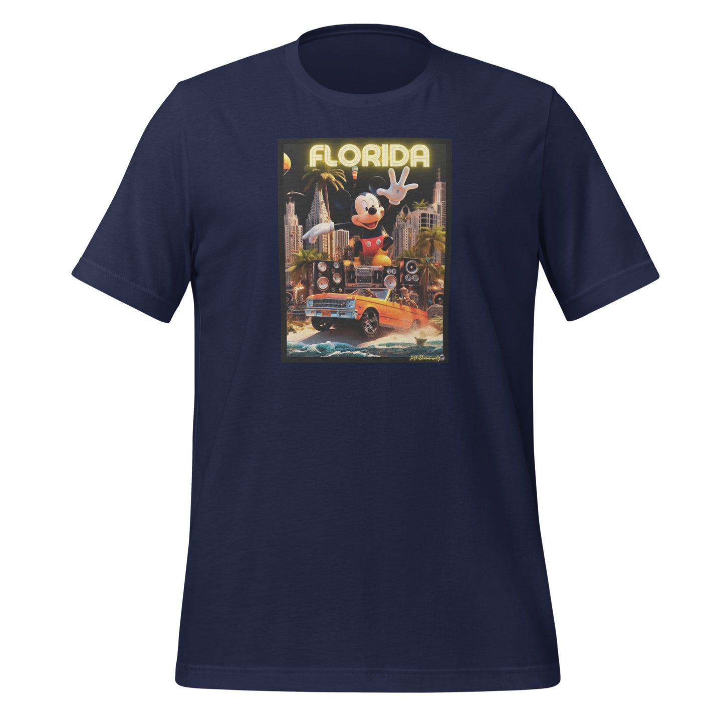 Check out this Cool, Stylish, "Florida Mickey Dunk collage," Unisex t-shirt