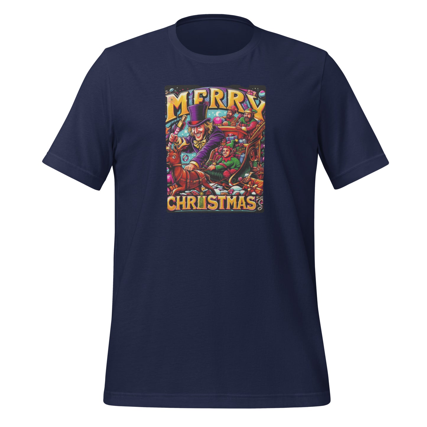 Check out this Cool "Willy Wonka Merry Christmas" Unisex t-shirt