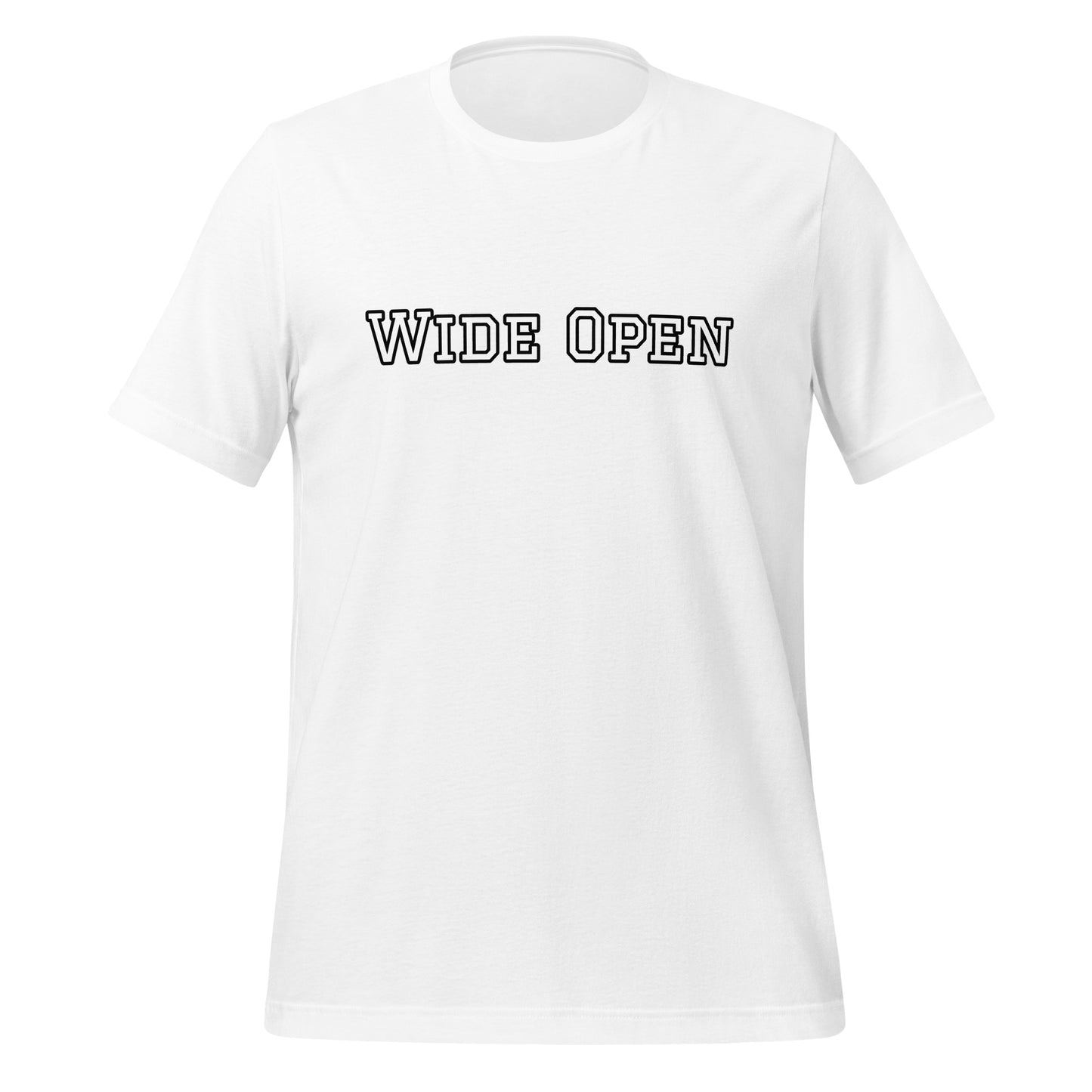 "Wide Open" t-shirt Unisex