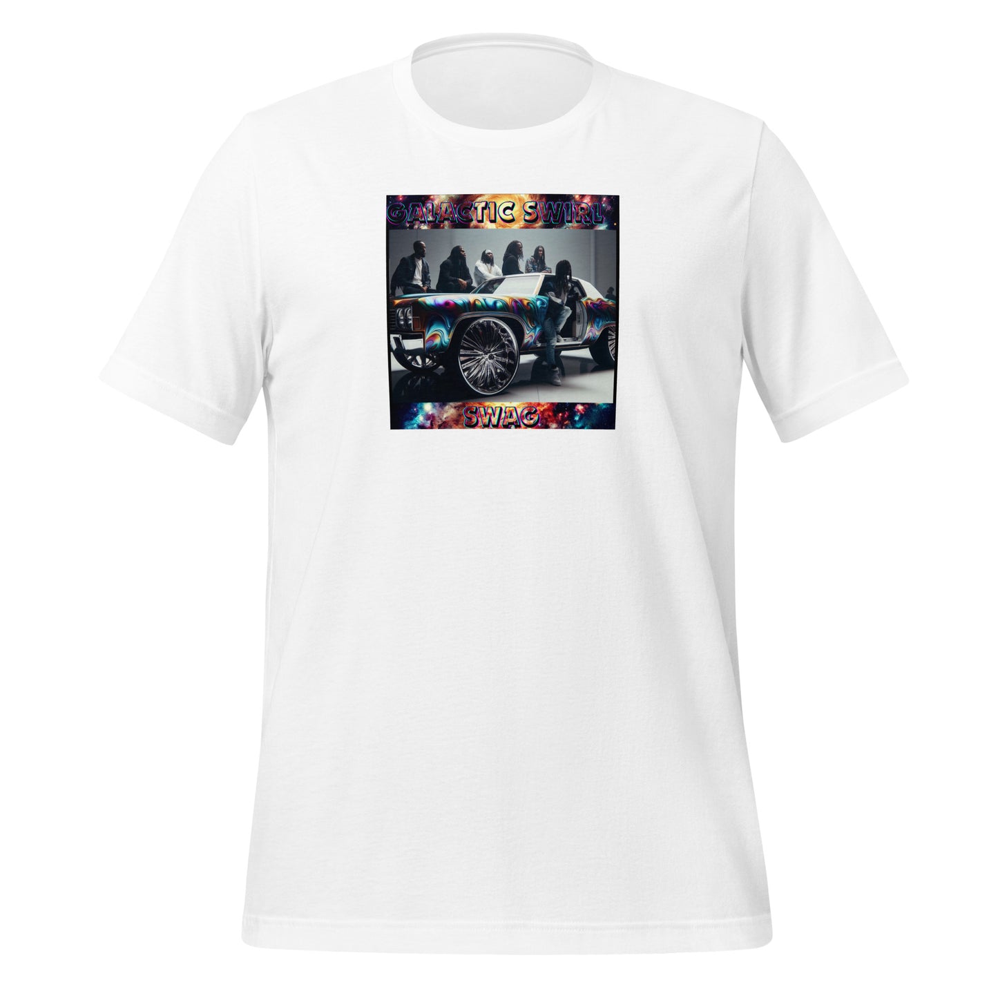 Check out this Cool, Stylish "Galactic Swirl Donk" Unisex t-shirt