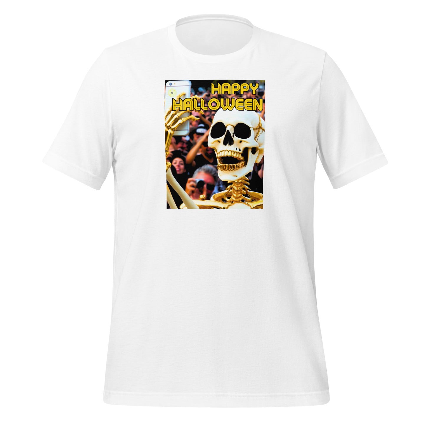 Check out this Cool "Happy Halloween Skeleton Selfie" Unisex t-shirt