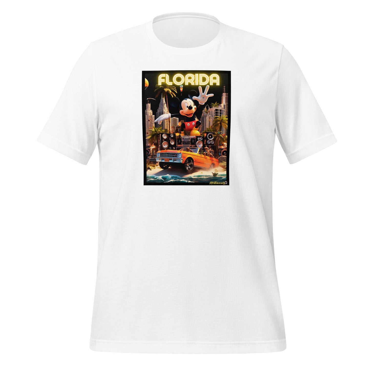 Check out this Cool, Stylish, "Florida Mickey Dunk collage," Unisex t-shirt