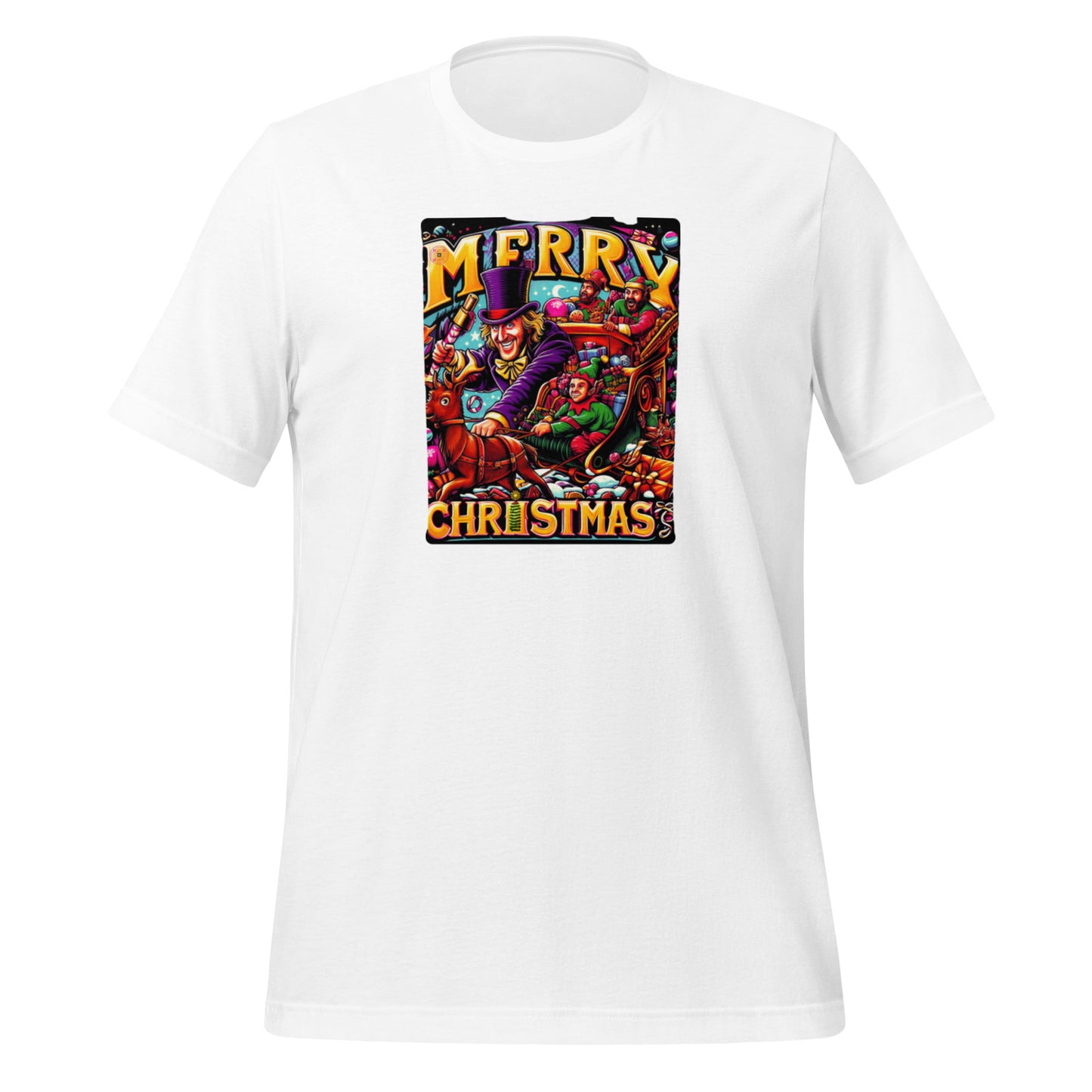 Check out this Cool "Willy Wonka Merry Christmas" Unisex t-shirt