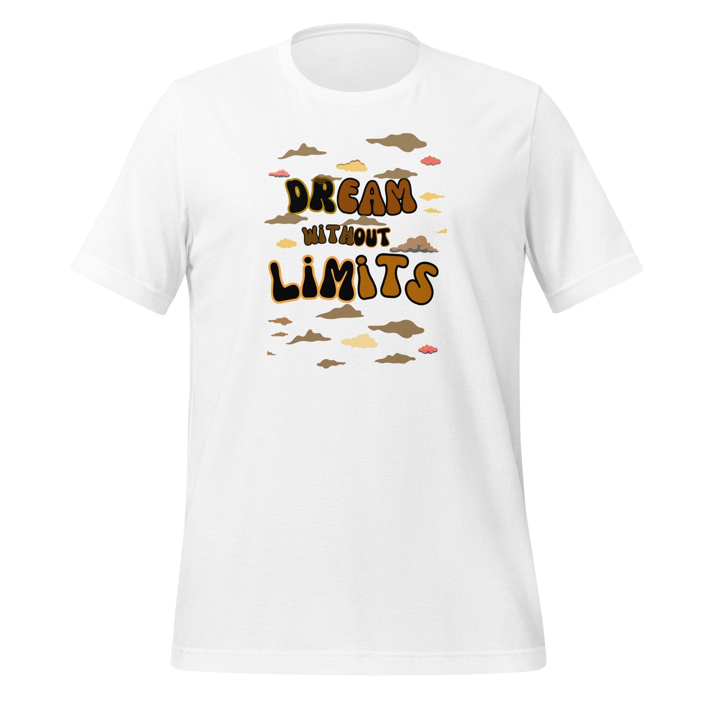 Check out this Cool, Stylish, "Dream without Limits" Brown Unisex t-shirt