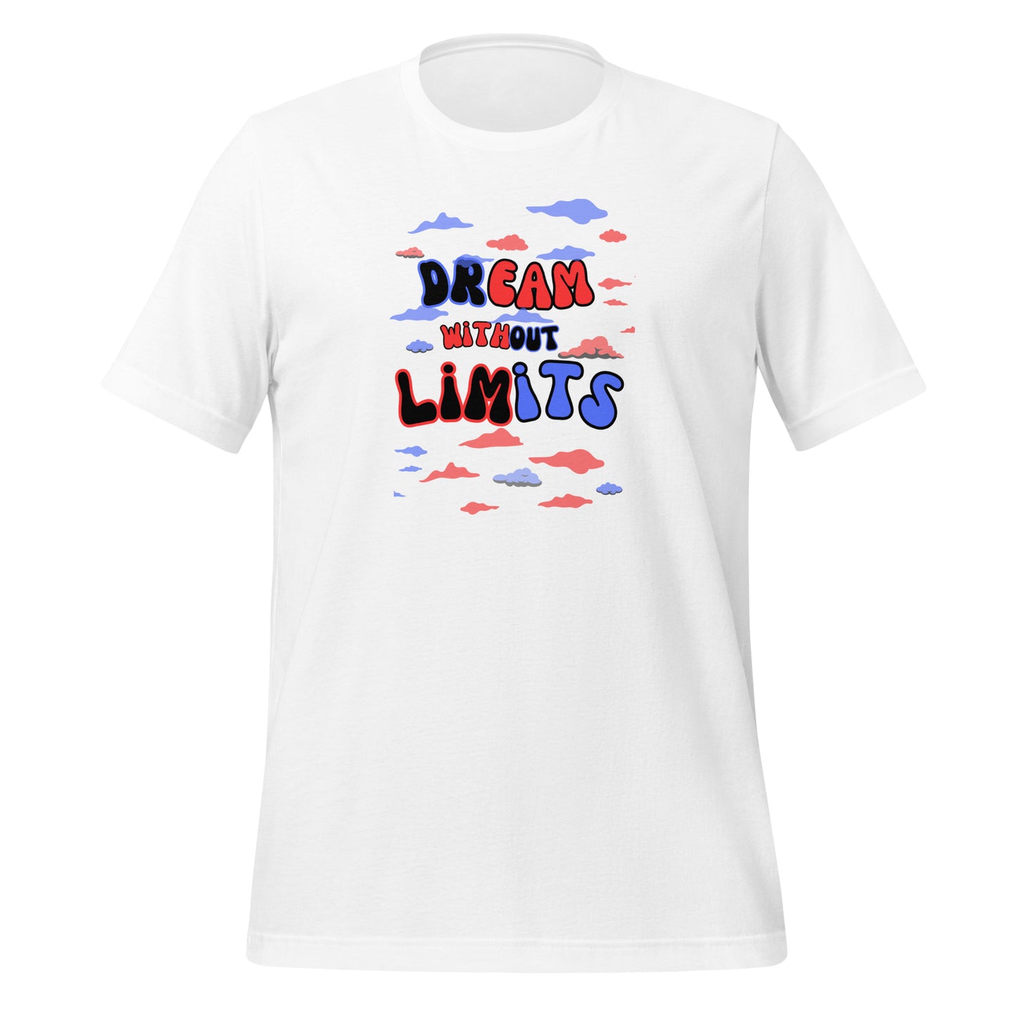 Check out this Cool, Stylish, "Dream without Limits" Red and Blue Unisex t-shirt