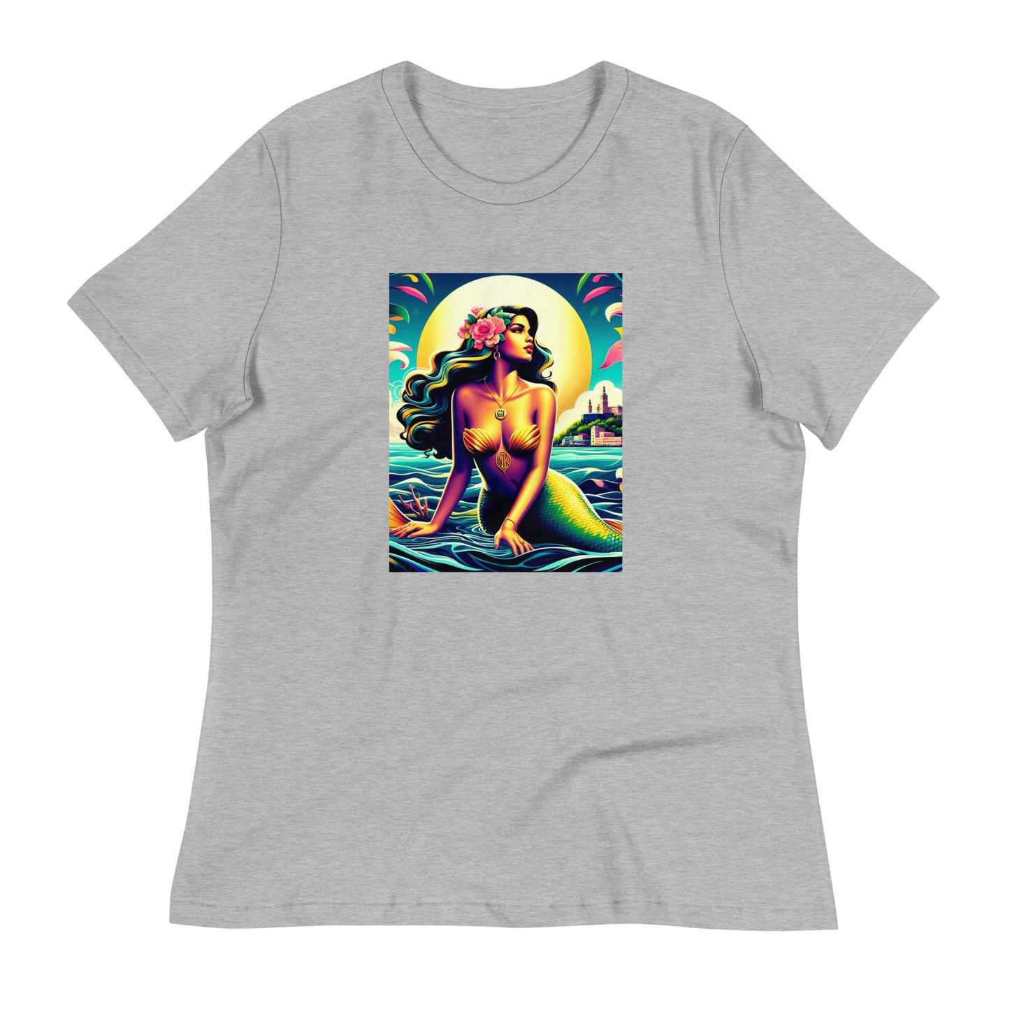 Check out this Cool, Stylish, Beautiful, "Mermaid Queen" 01 Women's Relaxed T-Shirt