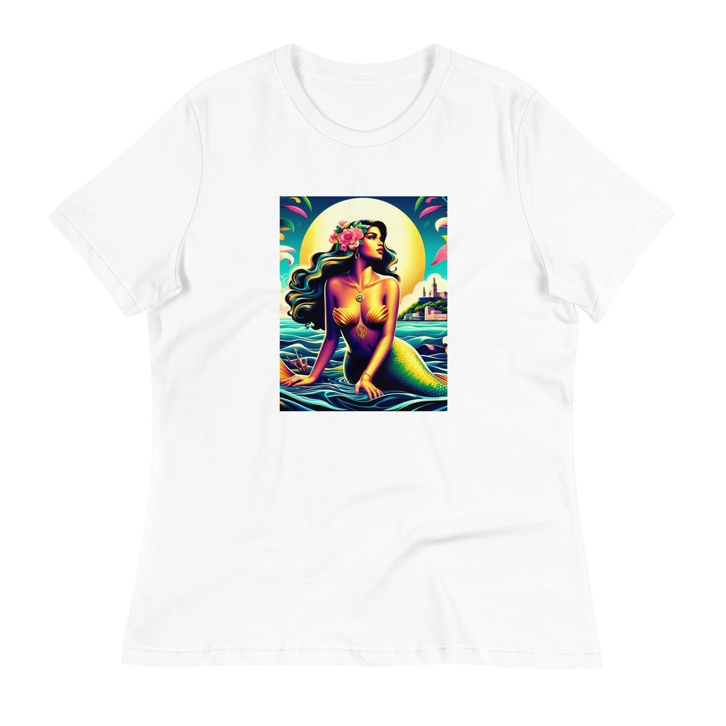 Check out this Cool, Stylish, Beautiful, "Mermaid Queen" 01 Women's Relaxed T-Shirt